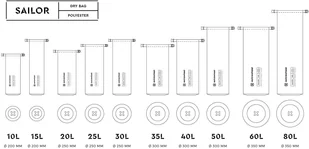 Extrawheel EXTRAWHEEL WOREK SAILOR BLACK/RED 50L POLYESTER bike-E0075-0 - Sakwy rowerowe - miniaturka - grafika 3