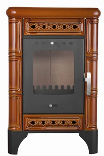 Ekoprojekt 198 TOPGAR Piec kaflowy 5,7kW brąz średnica wylotu spalin 150 mm) spełnia anty-smogowy EkoProjekt 19877503 77503-uniw - Piece wolnostojące - miniaturka - grafika 2