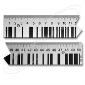 Poziomice, łaty, miary - GOECKE Łata kodowa do niwelatorów leica 0,5 m 13N-50L - miniaturka - grafika 1