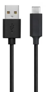 XQISIT Charge & Sync USB C 2.0-USB A czarny 31298 - Kable - miniaturka - grafika 2