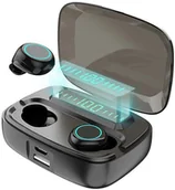 Słuchawki - Strado TWS IPX7 M11 czarne - miniaturka - grafika 1