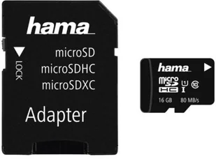 Hama MicroSDHC Class 10 16GB (microSDHC 16GB Class 10 UHS-I 80MB/s + adapter) - Karty pamięci Hama MicroSDHC Class 10 16GB (microSDHC 16GB Class 10 UHS-I 80MB/s + adapter) - Karty pamięci - miniaturka - grafika 5