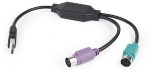 Gembird Adapter 2xPS2->USB mysz + klawiatura UAPS12-BK - Adaptery i przejściówki - miniaturka - grafika 4