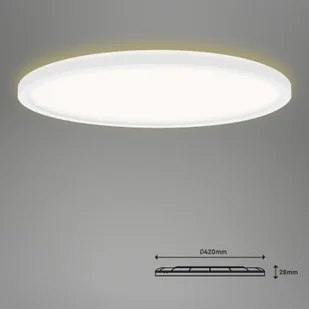 Briloner Panel LED Slim, ultra płaski, okrągły, efekt RGB/W - Lampy sufitowe - miniaturka - grafika 3