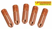 Akcesoria spawalnicze - Rothenberger Industrial 530230 dysza elektryczna do palników MIG/MAG M5 0,6 mm, 5-częściowy zestaw dysz - miniaturka - grafika 1