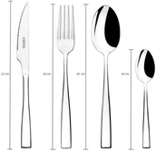 Zestawy sztućców - Monix Monix zestaw sztućców Siena 24 szt - miniaturka - grafika 1