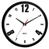Zegary - Atrix Zegar ścienny czarny modern ATE2013B1 - miniaturka - grafika 1