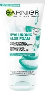 Garnier Garnier Skin Naturals Hyaluronic Aloe Foam Pianka oczyszczająca 150ml 118954 - Pianki do mycia twarzy - miniaturka - grafika 2