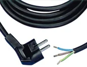 Przewody elektryczne - Conotech REV Ritter 0577133555-metrowy zasilający styk ochronny H05RR-F 1.5 MM, 3 m, czarny - miniaturka - grafika 1
