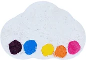 Kosmetyki do kąpieli - Bomb Cosmetics Musująca kula do kąpieli Watercolours Raining Rainbows 150g 64044-uniw - miniaturka - grafika 1