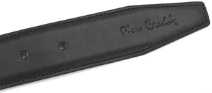 Pierre Cardin Męski elegancki pasek 6228 NERO SILVER - Paski - miniaturka - grafika 3