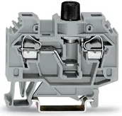 Kostki, złączki, wtyczki - WAGO Zacisk ochronny WAGO 13 mm Sprężynowe Alokacja L szary 282-122 40 szt 282-122 - miniaturka - grafika 1