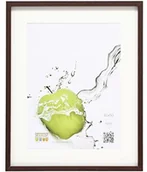 Ramki na zdjęcia - Deknudt Basic Frame drewniana ramka na zdjęcia z passe-partout, różne rozmiary do wyboru w przedziale od 13x18 cm do 40x60 cm, orzech, 13 x 18 cm S40AH4-P1-13.0X18.0 - miniaturka - grafika 1