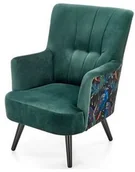 Fotele - Halmar Fotel PAGONI Zielony V-PL-PAGONI-FOT-C.ZIELONY - miniaturka - grafika 1