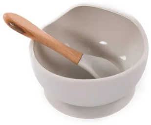 BO JUNGLE BO JUNGLE SILIKONOWA MISECZKA PRZYSSAWKA ŁYŻECZKA B500600 - Miseczki i talerzyki dla dzieci - miniaturka - grafika 2