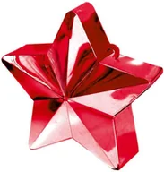 Balony i akcesoria - Amscan Obciążnik do balonów "Gwiazda", czerwona, 170 g 117800-07 - miniaturka - grafika 1