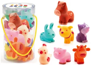 Djeco Zabawki do kąpieli zwierzątka Farma DJ09116 - Zabawki do kąpieli - miniaturka - grafika 2