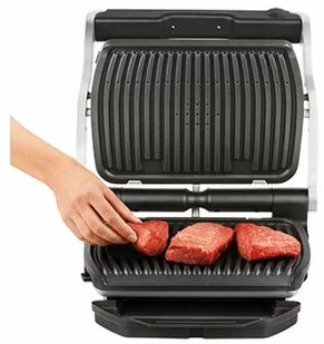 Grill elektryczny Rowenta Optigrill patelnia do grillowania, czarno-srebrny GR712D - Grille elektryczne - miniaturka - grafika 8