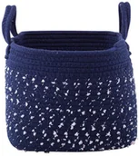 Kosze wiklinowe - Lumarko Lumarko Kosz Pleciony 25x25x20cm Granatowy! 040800416 Alt - miniaturka - grafika 1