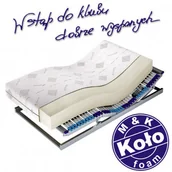 Materace - M&K Foam KOŁO SUENO TALALAY NATURAL 200x200 - miniaturka - grafika 1