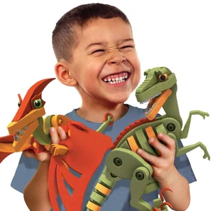 Dumel DISCOVERY VELOCIRAPTOR & PTEROSAUR DD20001 - Klocki - miniaturka - grafika 4