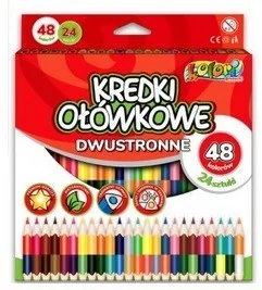 Penmate Kredki Premium Kolori dwustronne 48 kolor. - Artykuły biurowe - miniaturka - grafika 2