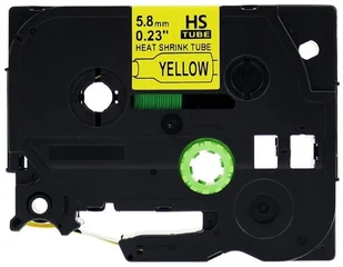 Brother Aimotech Rurka koszulka) termokurczliwa zamiennik do 5.8mm/1.5m żółta czarny nadruk HSE-611 HSE611 - Taśmy do drukarek barwiące Brother Aimotech Rurka koszulka) termokurczliwa zamiennik do 5.8mm/1.5m żółta czarny nadruk HSE-611 HSE611 - Taśmy do drukarek barwiące - miniaturka - grafika 1
