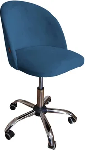 Fotel biurowy, krzesło biurowe ATOS Fotel obrotowy biurowy Colin MG33 niebieski - Fotele i krzesła biurowe - miniaturka - grafika 3