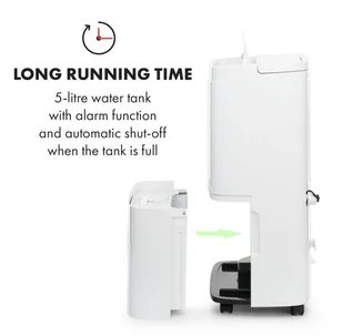 Osuszacz powietrza Klarstein DryFy Connect 30 (DXJ2-DryFyConnect30) - Domowe osuszacze powietrza - miniaturka - grafika 3