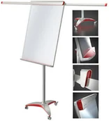 Tablice i flipcharty - 2x3 Flipchart Mobilechart Pro Red TF18 - miniaturka - grafika 1