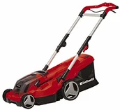 Kosiarki - Einhell GE-CM 36/37 Li Power X-Change kosiarka akumulatorowa (litowo-jonowa, 36 V, szerokość cięcia 37 cm, 6-stopniowa centralna regulacja wysokości koszenia, w zestawie: 2 x akumulatory 3,0 Ah + podw - miniaturka - grafika 1