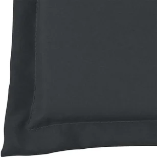 vidaXL Poduszka na ławkę ogrodową, antracytowa, 180x50x3 cm - Poduszki na krzesła - miniaturka - grafika 5