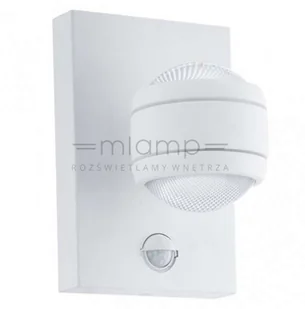 Eglo Zewnętrzna LAMPA ścienna SESIMBA 1 96021 elewacyjna OPRAWA LED 7,4W z czujnikiem ruchu KINKIET do ogrodu IP44 czarny 96021 - Lampy ogrodowe - miniaturka - grafika 2