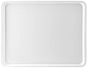 Tace i patery - H & H taca z krawędzie, melamina, biała 8003512482755 - miniaturka - grafika 1