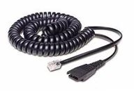 Kable komputerowe i do monitorów - Jabra przewód część dolna QD na RJ10 (Siemens, 2 m, Spiral) 5706991002041 - miniaturka - grafika 1