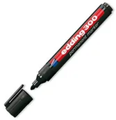 Markery permanentne - Edding Marker permanentny 300 CZARNY (końcówka okrągła) - miniaturka - grafika 1