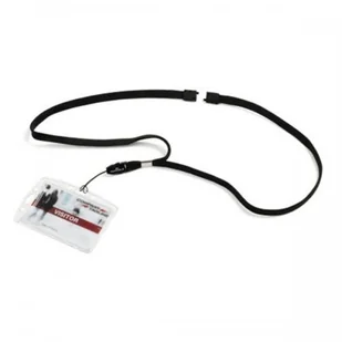 Durable Smycz do identyfikatorów czarna 10mm z pętelką 10szt. /831301/ DU263-2 - Identyfikatory - miniaturka - grafika 2