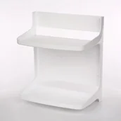 Półki łazienkowe - No Półka łazienkowa segmentowa biała 030700567 - miniaturka - grafika 1