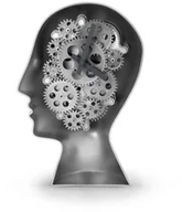 Zegary - Invotis Zegar półkowy Brains - miniaturka - grafika 1