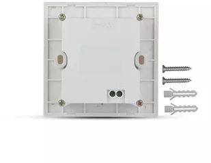 v-tac Oprawa Schodowa 3W LED V-TAC Biała Czujnik Ruchu 230V VT-8035 4000K 100lm - Oprawy, klosze i abażury - miniaturka - grafika 6