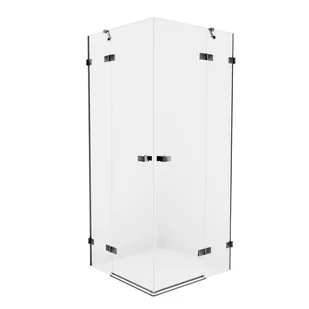 New Trendy EXK-3380 KABINA AVEXA GUNMETAL BRUSHED PROSTOKĄTNA 80x100x200 CZYSTE 6mm ACTIVE SHIELD - Kabiny prysznicowe - miniaturka - grafika 2