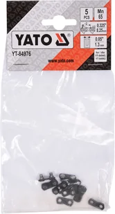 Yato ZESTAW OGNIW ŁĄCZĄCYCH DO ŁAŃCUCHA 0,325" 0,05" 5SZT Yato YT-84976 ZYSKAJ RABAT 30 ZŁ YT-84976 - Łańcuchy i liny stalowe - miniaturka - grafika 3