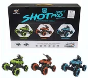 Samochody i pojazdy dla dzieci - Madej SAMOCHÓD RC 3W1 DRIFT STRZAŁKI BAŃKI MYDLANE WODA CZ19828 - miniaturka - grafika 1