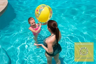 Bestway 31036 PIŁKA PLAŻOWA 51cm ŻÓŁTA - Materace dmuchane i koła do pływania - miniaturka - grafika 11