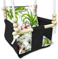 Leżaczki i huśtawki - Wodoodporna huśtawka kubełkowa dla dzieci liście G3-G98 - miniaturka - grafika 1