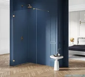 Kabiny prysznicowe - New Trendy Avexa Gold kabina Walk-In 80x200 cm przejrzyste EXK-1793 - miniaturka - grafika 1