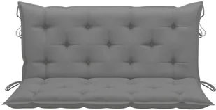 vidaXL Lumarko Huśtawka ogrodowa z szarą poduszką, 170 cm, lite drewno tekowe 3062878 - Huśtawki - miniaturka - grafika 3
