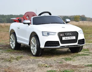 Super-Toys   AUDI RS 5 TRZY SILNIKI, FUNKCJA BUJANIA,MIĘKKIE KOŁA, MIĘKKIE SIEDZENIE, MOCNY/RS5 AUDI-RS-5-CZERWONE - Pojazdy elektryczne dla dzieci - miniaturka - grafika 18