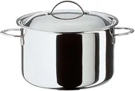 Garnki - Spring 0285540624 Cristal garnek do mięsa z pokrywką, ze stali nierdzewnej, srebrny, 17,8 x 32 x 33,6 cm 285540624 - miniaturka - grafika 1