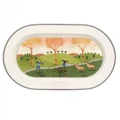Miski i półmiski - Villeroy & Boch Design Naif Półmisek owalny średnica: 39 cm (10-2337-2910) - miniaturka - grafika 1